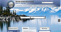 Desktop Screenshot of nvsos.gov