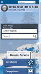 Mobile Screenshot of nvsos.gov